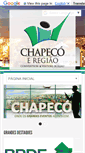 Mobile Screenshot of chapecoeregiaocvb.com.br